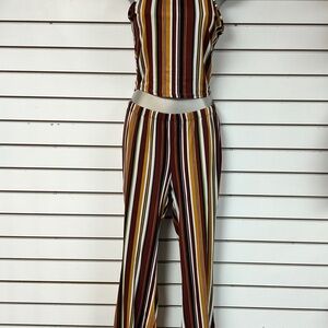 Striped Multicolor Jumpsuit